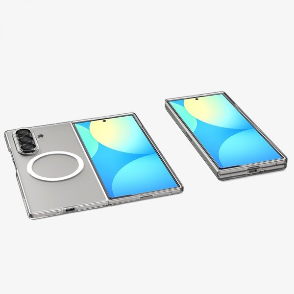 Spigen Samsung Galaxy Z Fold 7 Kuori Air Skin MagFit Kirkas Valkoinen