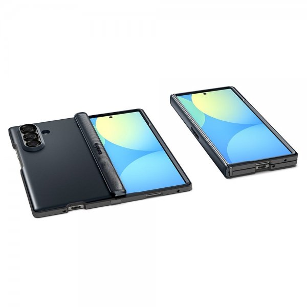 Spigen Samsung Galaxy Z Fold 7 Kuori Slim Armor Pro MagFit Metal Slate
