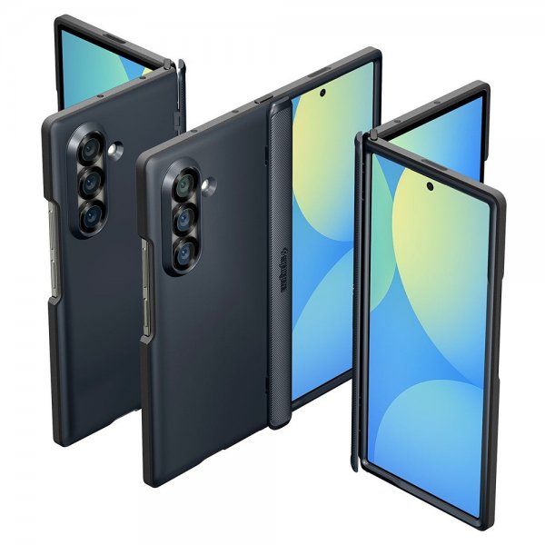 Spigen Samsung Galaxy Z Fold 7 Kuori Slim Armor Pro MagFit Metal Slate