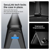 Spigen Samsung Galaxy Z Fold 7 Kuori Slim Armor Pro MagFit Musta