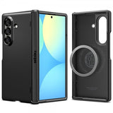 Spigen Samsung Galaxy Z Fold 7 Kuori Slim Armor Pro MagFit Musta