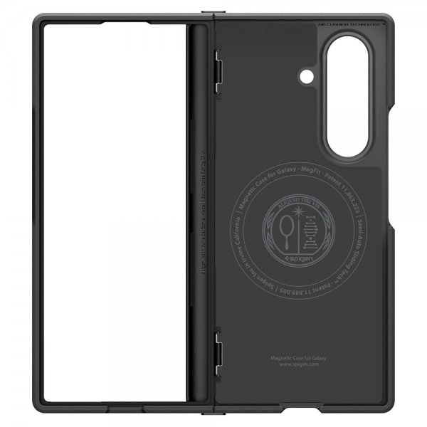 Spigen Samsung Galaxy Z Fold 7 Kuori Slim Armor Pro MagFit Musta