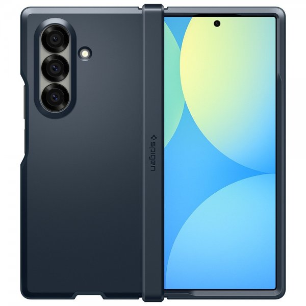 Spigen Samsung Galaxy Z Fold 7 Kuori Tough Armor Pro MagFit Metal Slate
