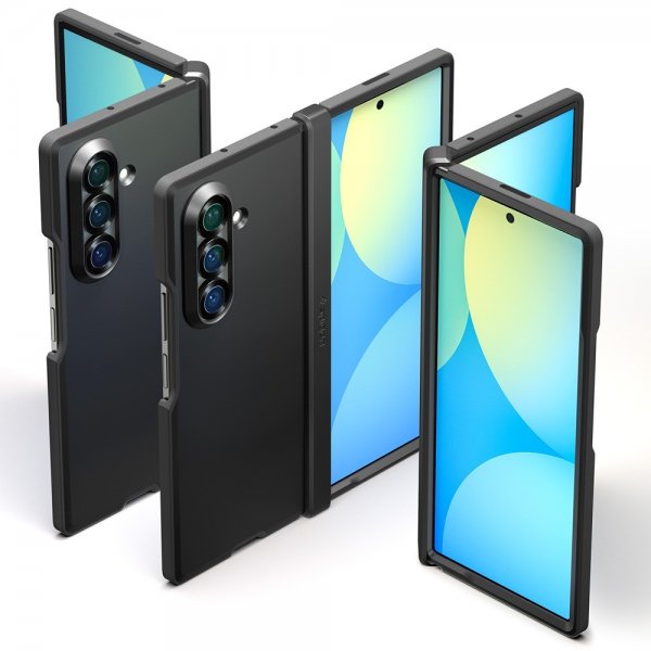 Spigen Samsung Galaxy Z Fold 7 -suojakuori Tough Armor Pro MagFit, musta