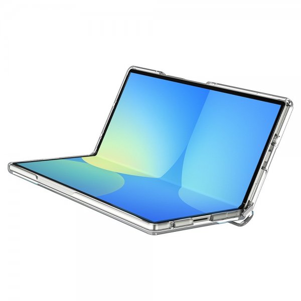 Spigen Samsung Galaxy Z Fold 7 -suojakuori Ultra Hybrid Pro MagFit Clear White