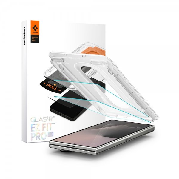 Spigen Samsung Galaxy Z Fold 7 Näytönsuoja GLAS.tR EZ Fit Pro 2 kpl