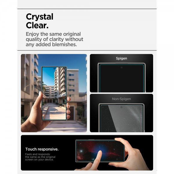 Spigen Samsung Galaxy Z Fold 7 Näytönsuoja GLAS.tR EZ Fit Pro 2 kpl