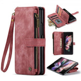 CaseMe Samsung Galaxy Z Fold3 -kotelo C30-sarja, punainen