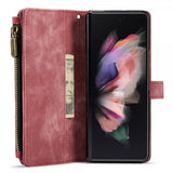 CaseMe Samsung Galaxy Z Fold3 -kotelo C30-sarja, punainen