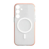 Samsung Galaxy S24 Plus Kuoret Korrugoitu MagSafe Oranssi