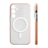 Samsung Galaxy S24 Plus Kuoret Korrugoitu MagSafe Oranssi