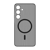 Samsung Galaxy S24 Plus Kuori Aallotettu MagSafe Musta
