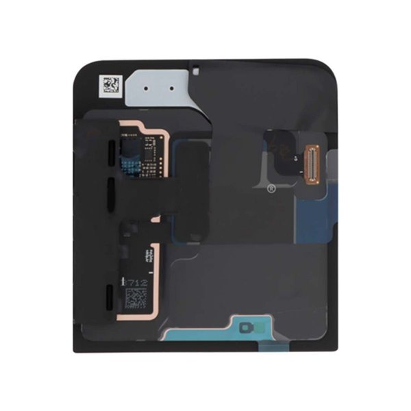 Samsung Z Flip 5 LCD-näyttö Ulkoinen Alkuperäinen - Musta