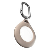 KeyBudz AirTag -pidike Secure Dock 4-pack Hiekanvärinen