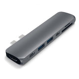 Satechi Type-C Pro Hub -adapteri, tähtiharmaa