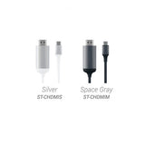 Satechi Alumiininen Type-C–HDMI-kaapelisovitin 4K 60 Hz 1,8 m Space Gray