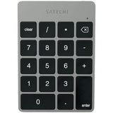 Satechi Slim Wireless Keypad Ladattava Bluetooth-numeronäppäimistö Space Gray