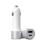 Satechi Autolaturi PD 1xUSB-C ja 1xUSB-A Hopea