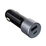 Satechi Autolaturi PD 1xUSB-C ja 1xUSB-A Space Grey