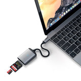 Satechi USB-C UHS-II -muistikortinlukija Space Gray
