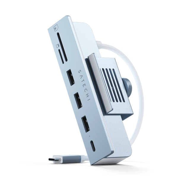 Satechi USB-C Clamp Hub, sininen