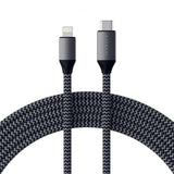 Satechi USB-C–Lightning-kaapeli 1,8 metriä Harmaa