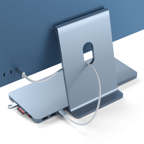 Satechi Universal Adapter USB-C Slim Dock 24” iMac Sininen