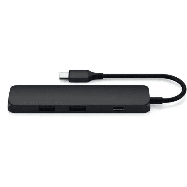 Satechi Type-C Slim Multi-port -sovitin 4K Musta