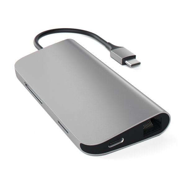 Satechi USB-C Multi-Port-adapteri 4K Space Grey
