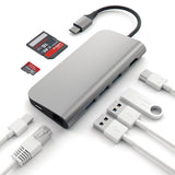Satechi USB-C Multi-Port-adapteri 4K Space Grey