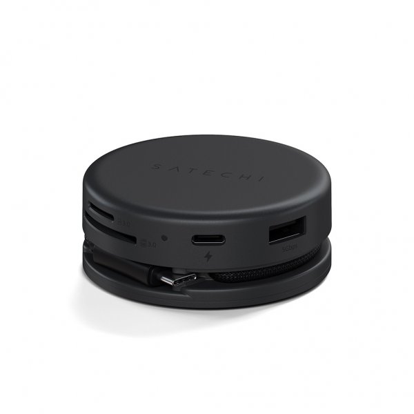 Satechi OntheGo 7-in-1 Multiport Adapter Space Black