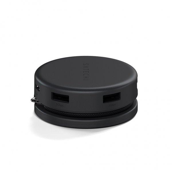 Satechi OntheGo 7-in-1 Multiport Adapter Space Black