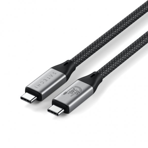 Satechi USB4 Pro V2 -kaapeli 1,2 m musta