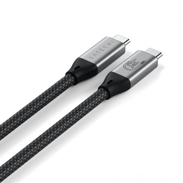 Satechi USB4 Pro V2 -kaapeli 1,2 m musta