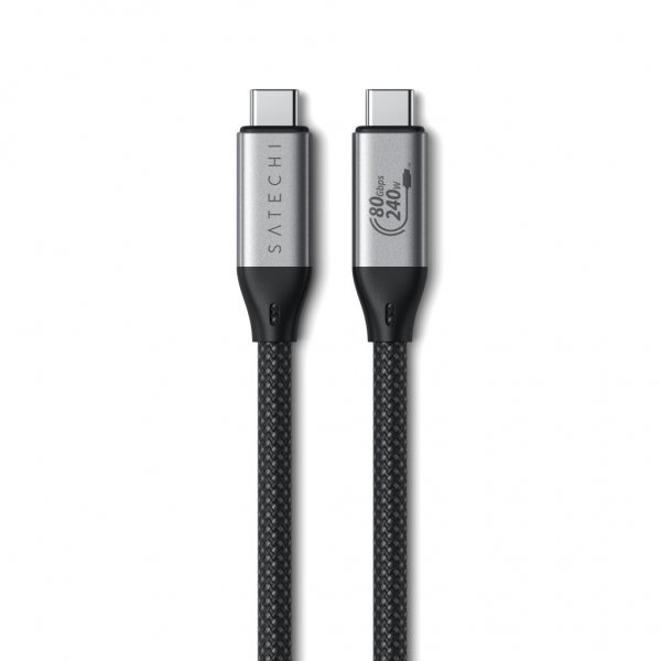 Satechi USB4 Pro V2 -kaapeli 1,2 m musta