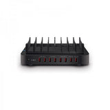 ALOGIC 8-porttinen USB-latausasema, musta
