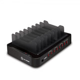 ALOGIC 8-porttinen USB-latausasema, musta