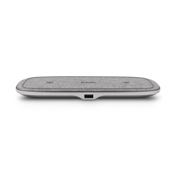 Moshi Sette Q langaton laturi, kaksois, 15 W, harmaa