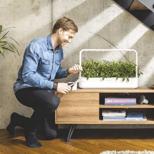 Click and Grow Smart Garden 9 Pro -aloituspaketti, valkoinen