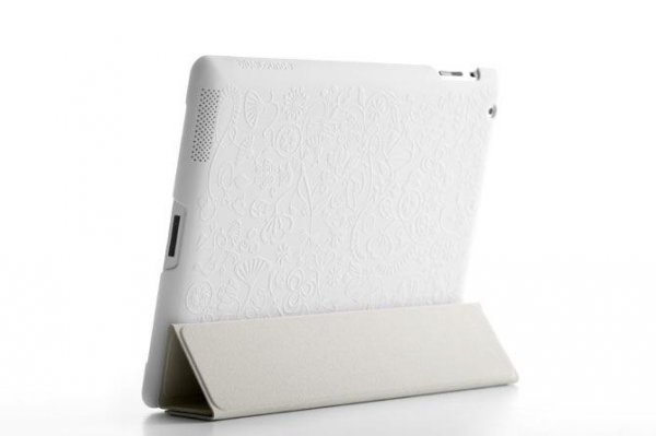 Bluelounge iPad 9.7 (sukupolvet 2/3/4) Kukallinen Suojakuori Valkoinen