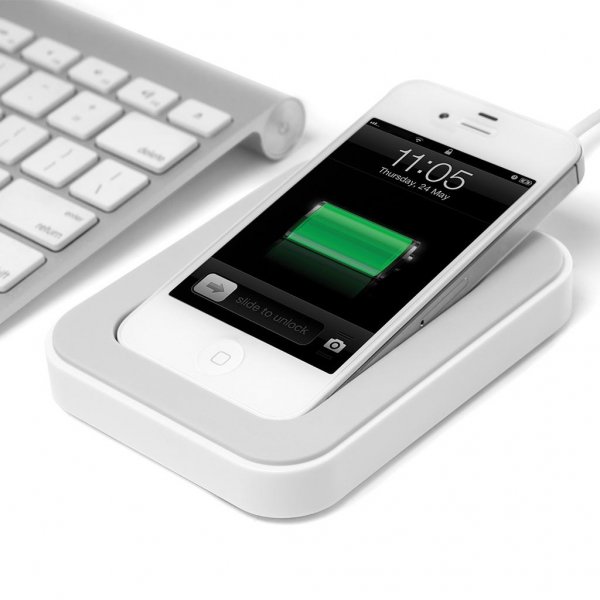 Bluelounge Saidoka 30-pin iPhone 3 / 4 / 4s Lataustelakka Valkoinen