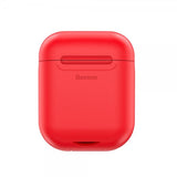 Baseus AirPods 1/2 Kuori Silikoni Punainen