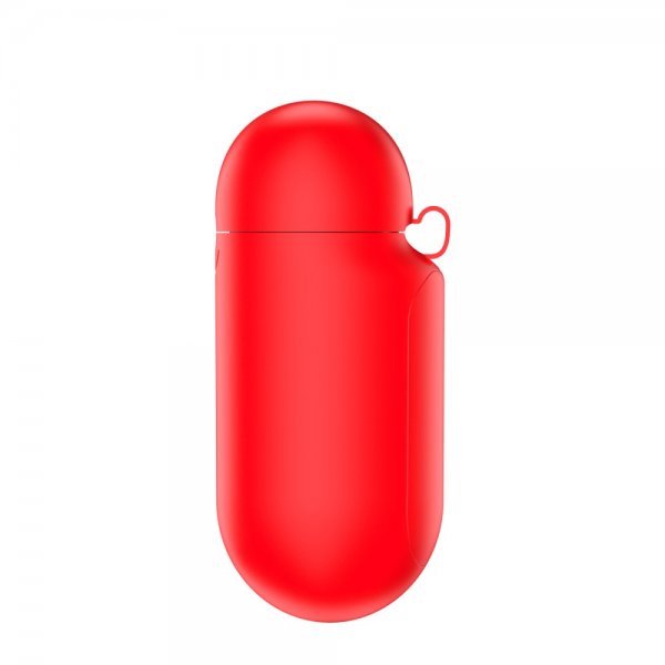 Baseus AirPods 1/2 Kuori Silikoni Punainen