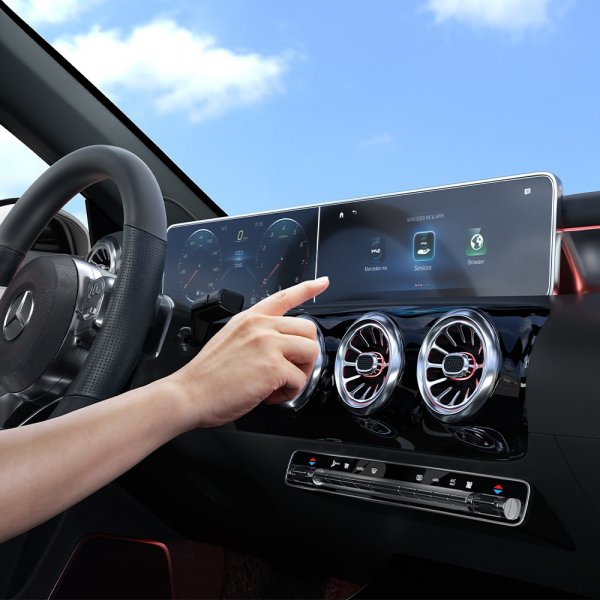 Spigen Näytönsuoja GLAS.tR EZ FIT Anti-Glare Mercedes A-sarja/GLB/CLA