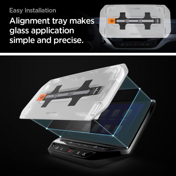 Spigen-näytönsuoja GLAS.tR EZ FIT häikäisemätön Volkswagen ID.4 10"