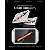Spigen GLAS.tR EZ Fit -näytönsuoja Tesla Model Y (2025/2026)/Model 3 (2024/2025/2026)