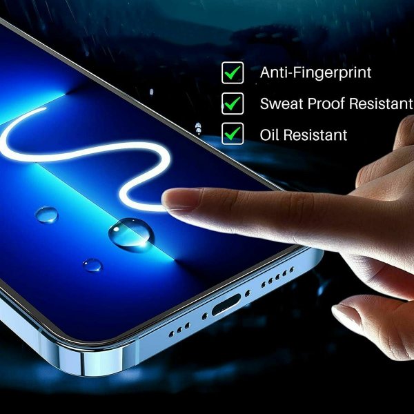 iPhone 13/13 Pro/14/16e/17e Näytönsuoja karkaistua lasia