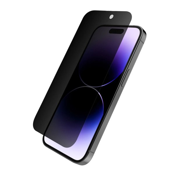 iPhone 15 Pro - näytönsuoja karkaistu lasi 3D Privacy