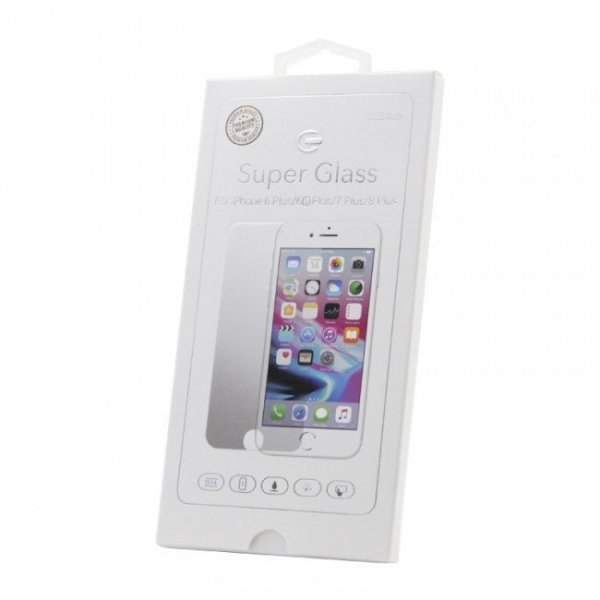 iPhone 6/6S Plus/iPhone 7 Plus/iPhone 8 Plus - näytönsuoja, karkaistu lasi, 0,3 mm