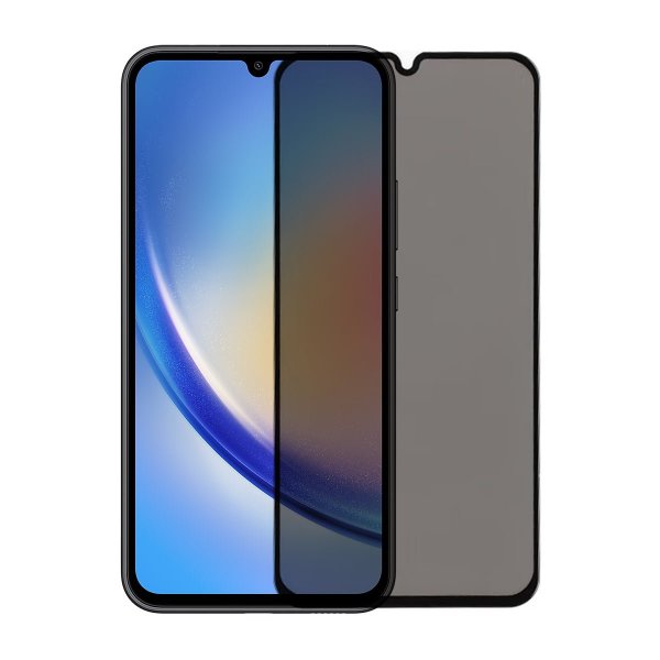 Samsung Galaxy A34 5G -näytönsuoja karkaistua lasia, 3D Privacy